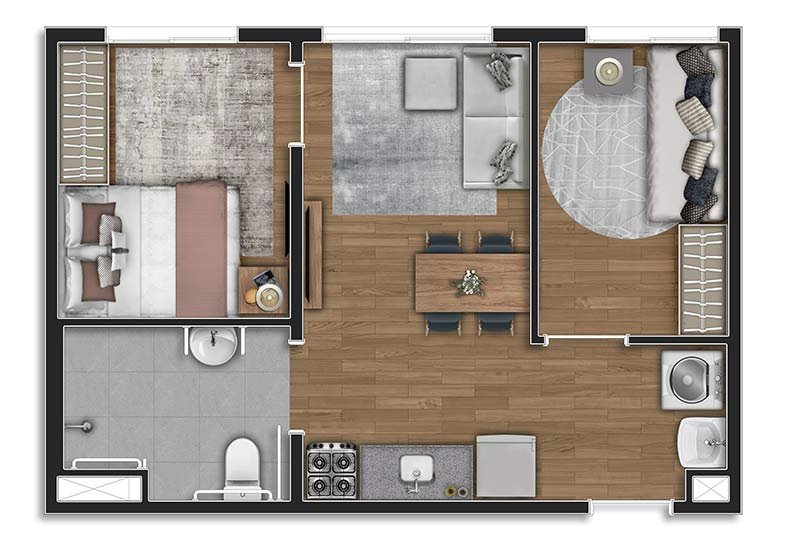 Planta opção 4