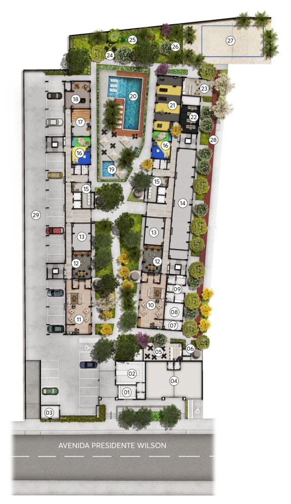Mapa do local