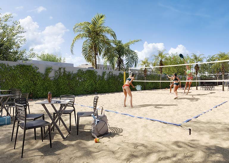 Quadra de Beach Tennis
