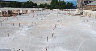 Laje Transição Torre A (2ª Etapa) concretada